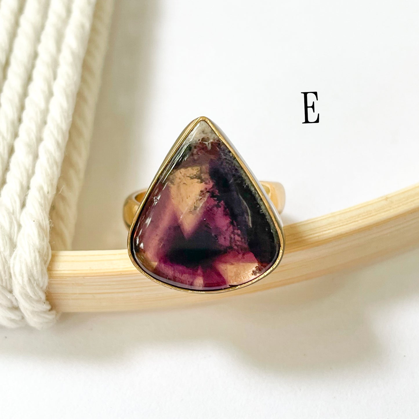 Trapiche Amethyst Ring - Alchemia