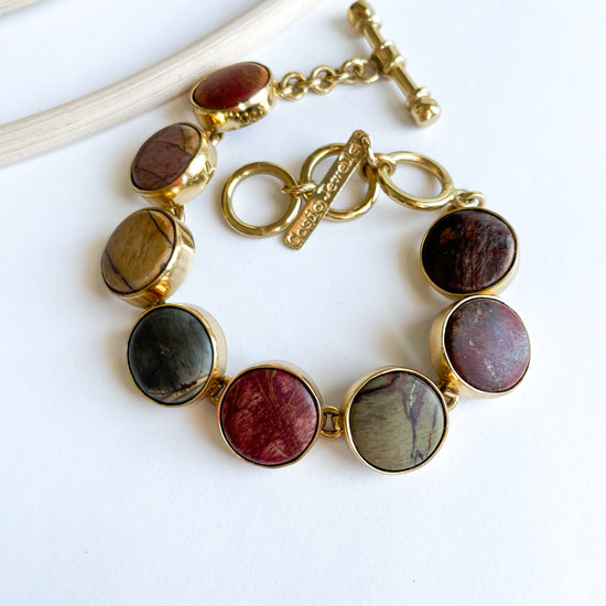 Red Creek Jasper Bracelet - Alchemia