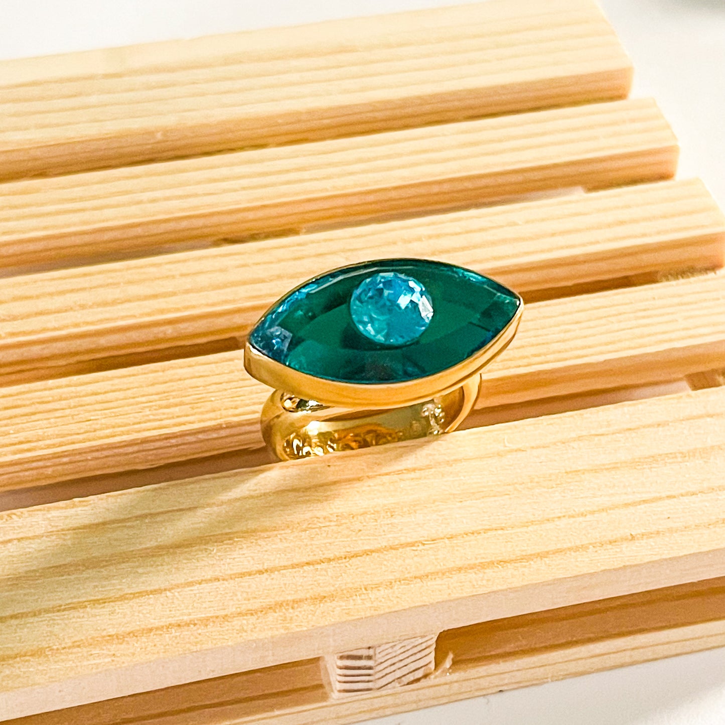 Evil Eye Ring & Pendant - Alchemia Gold