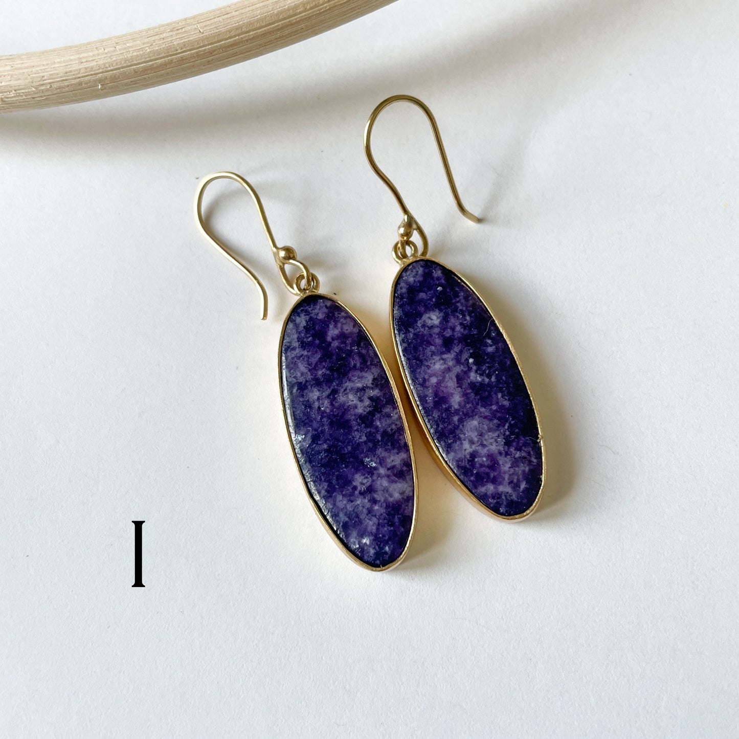 Lepidolite Dangle Earring - Alchemia