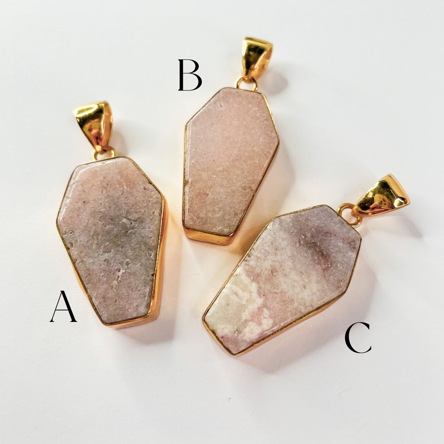 Pink Amethyst Coffin Collection - Alchemia