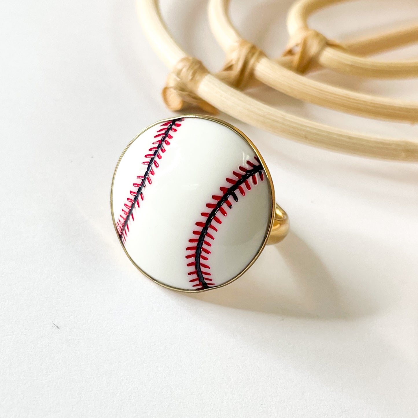 Baseball Cameo Ring - Alchemia