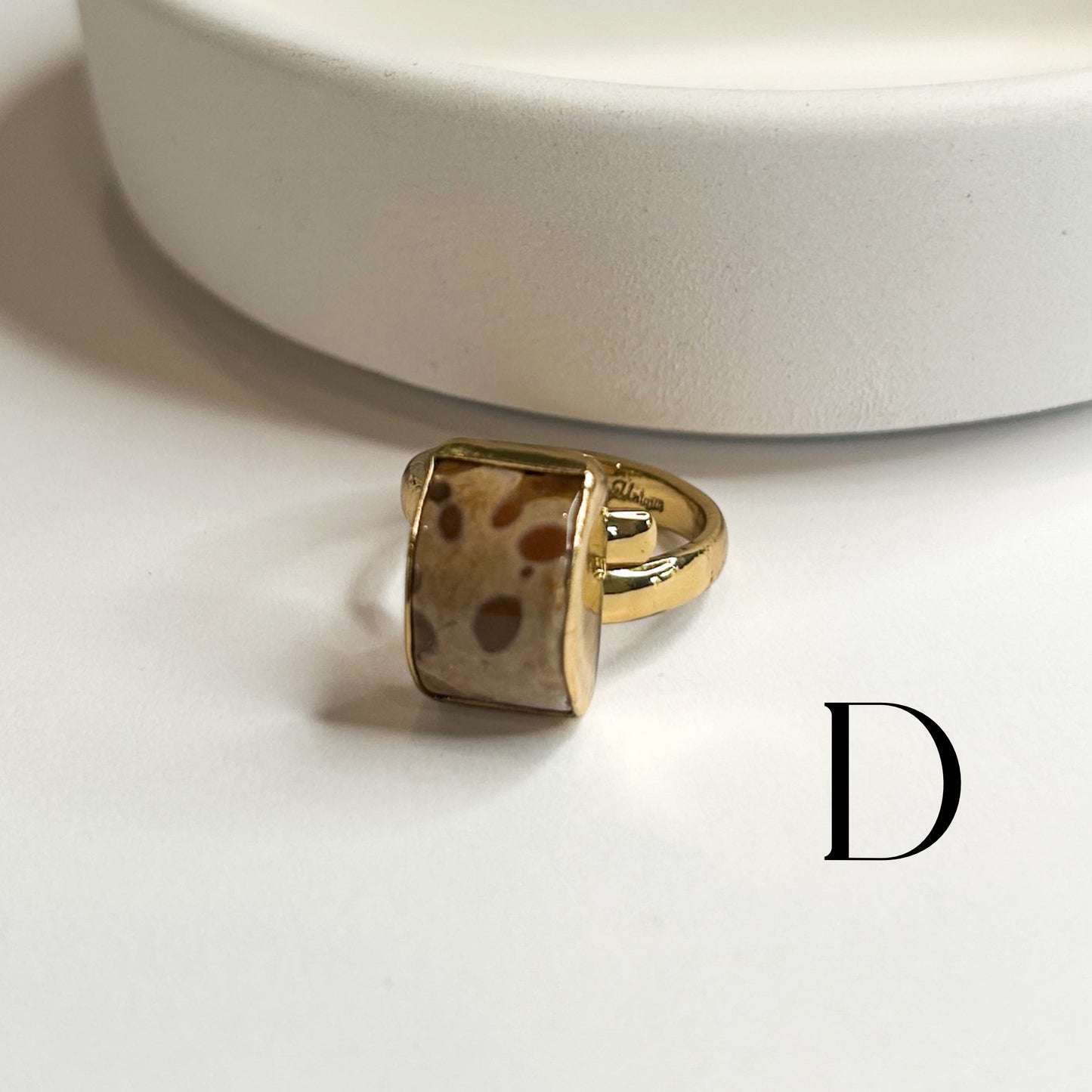 Unique Ring - Alchemia w Jasper, Red Jasper or Hematite