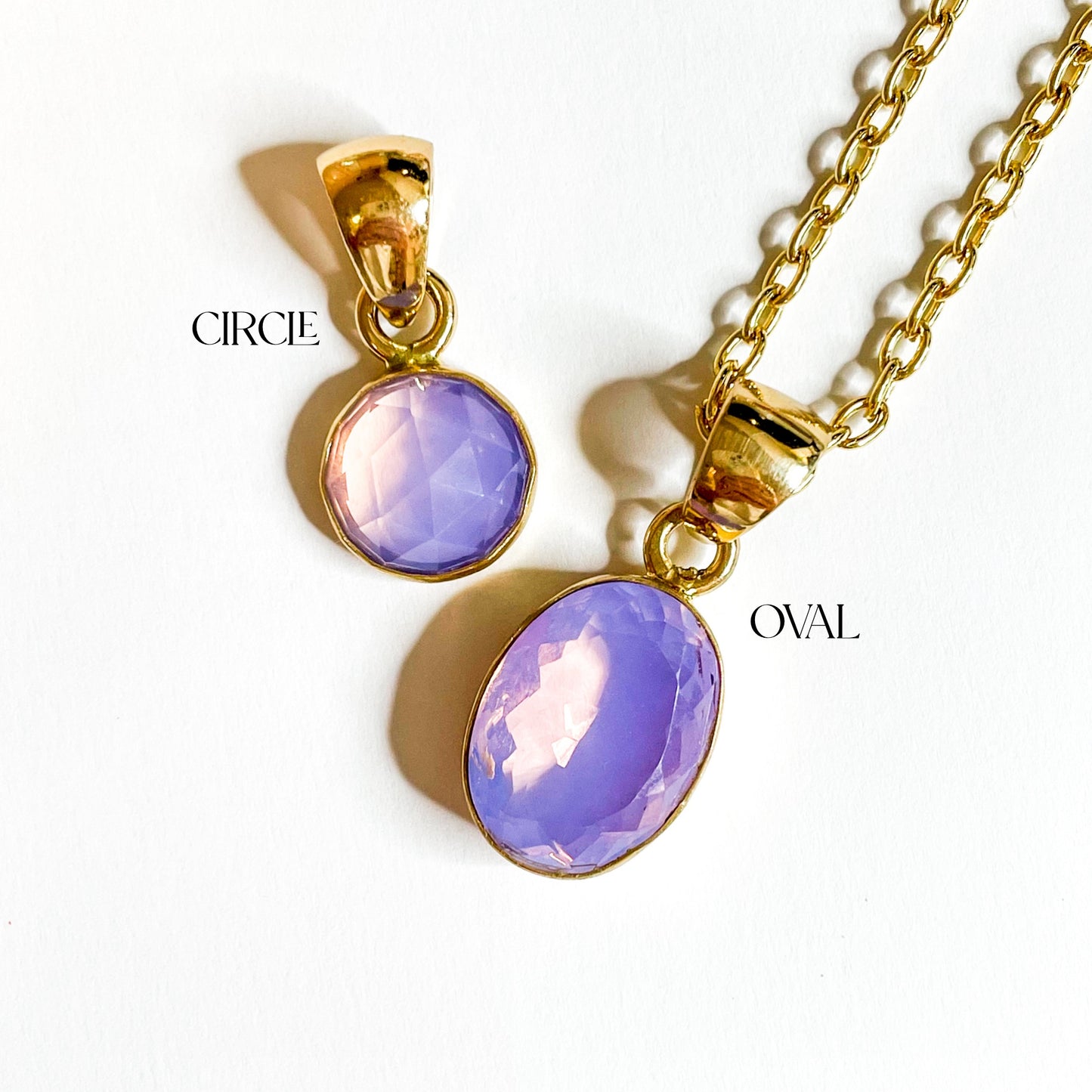 Hydro Lavender Quartz Pendant - Alchemia