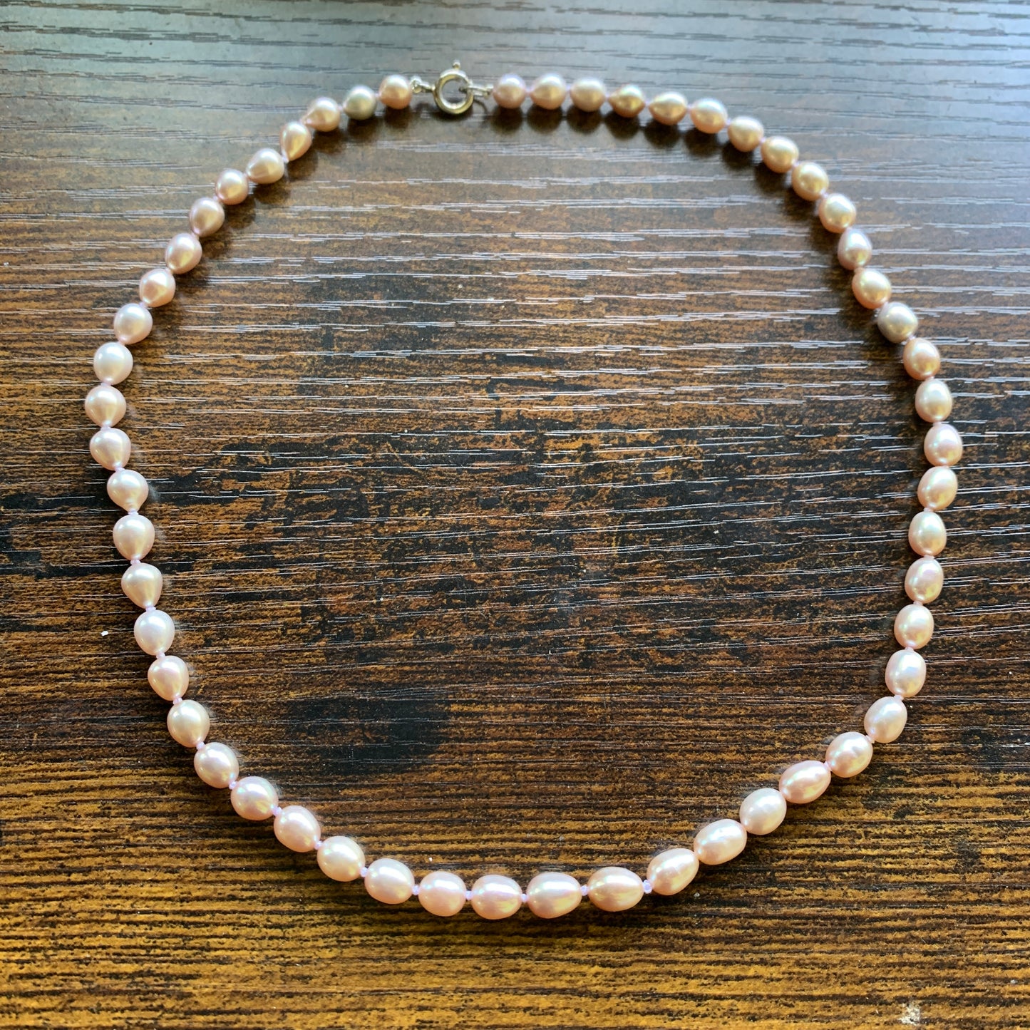 Freshwater Pearl Necklace - Solid Sterling Silver