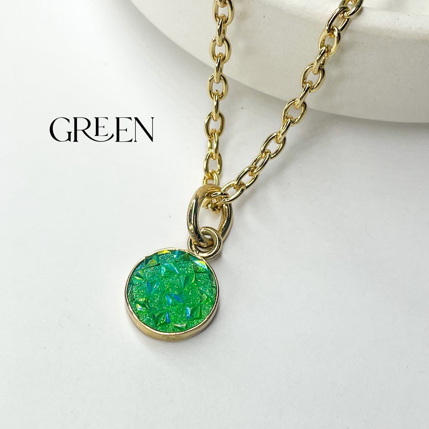 Spiky Colorful Resin Pendants - Alchemia