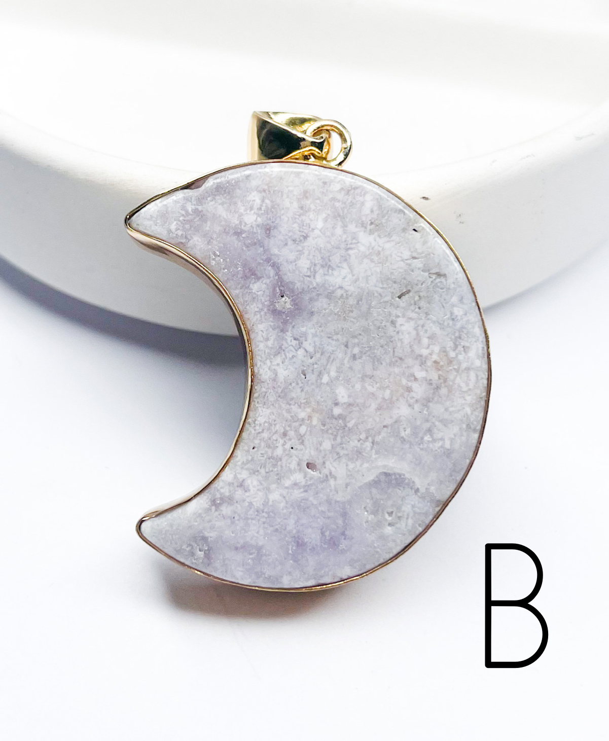 Pink Amethyst Moon Ring & Pendant- Alchemia