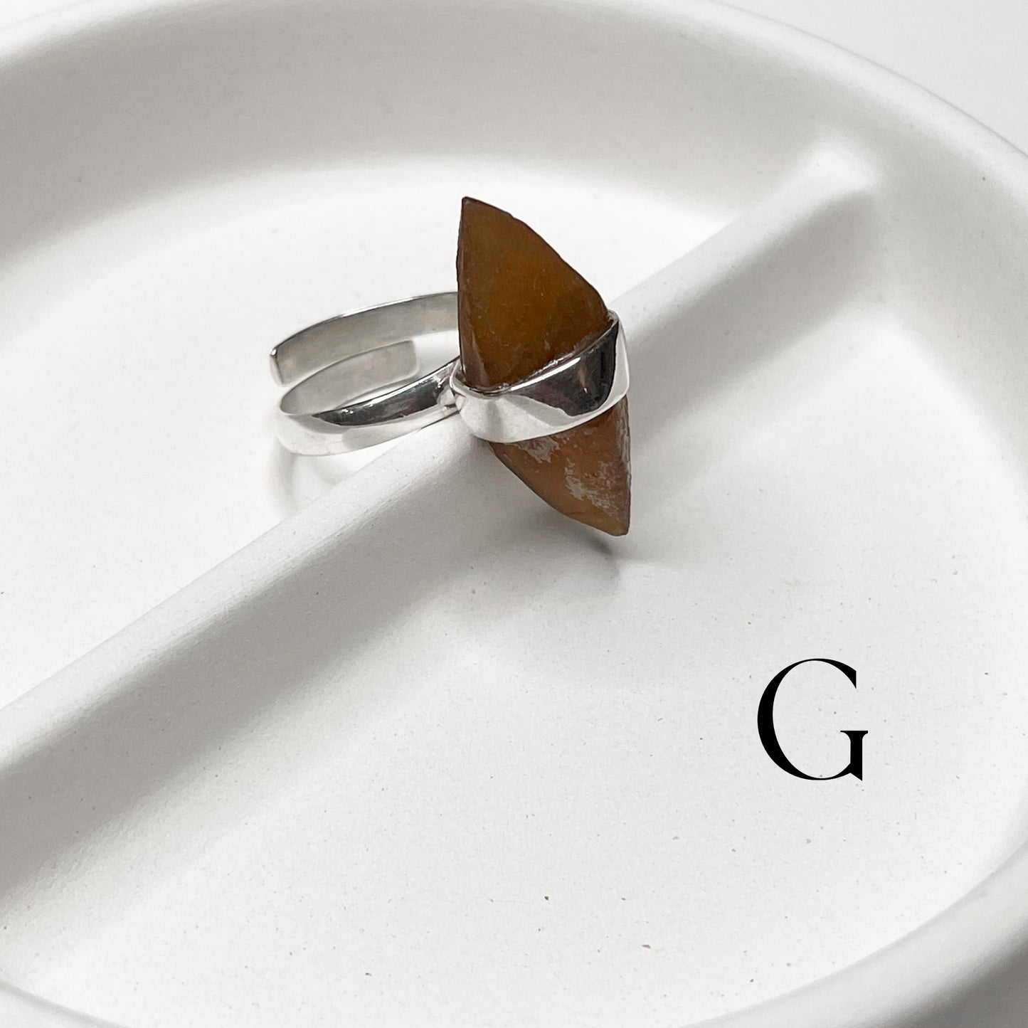 Natural Doublet Quartz Ring - Solid Sterling Silver