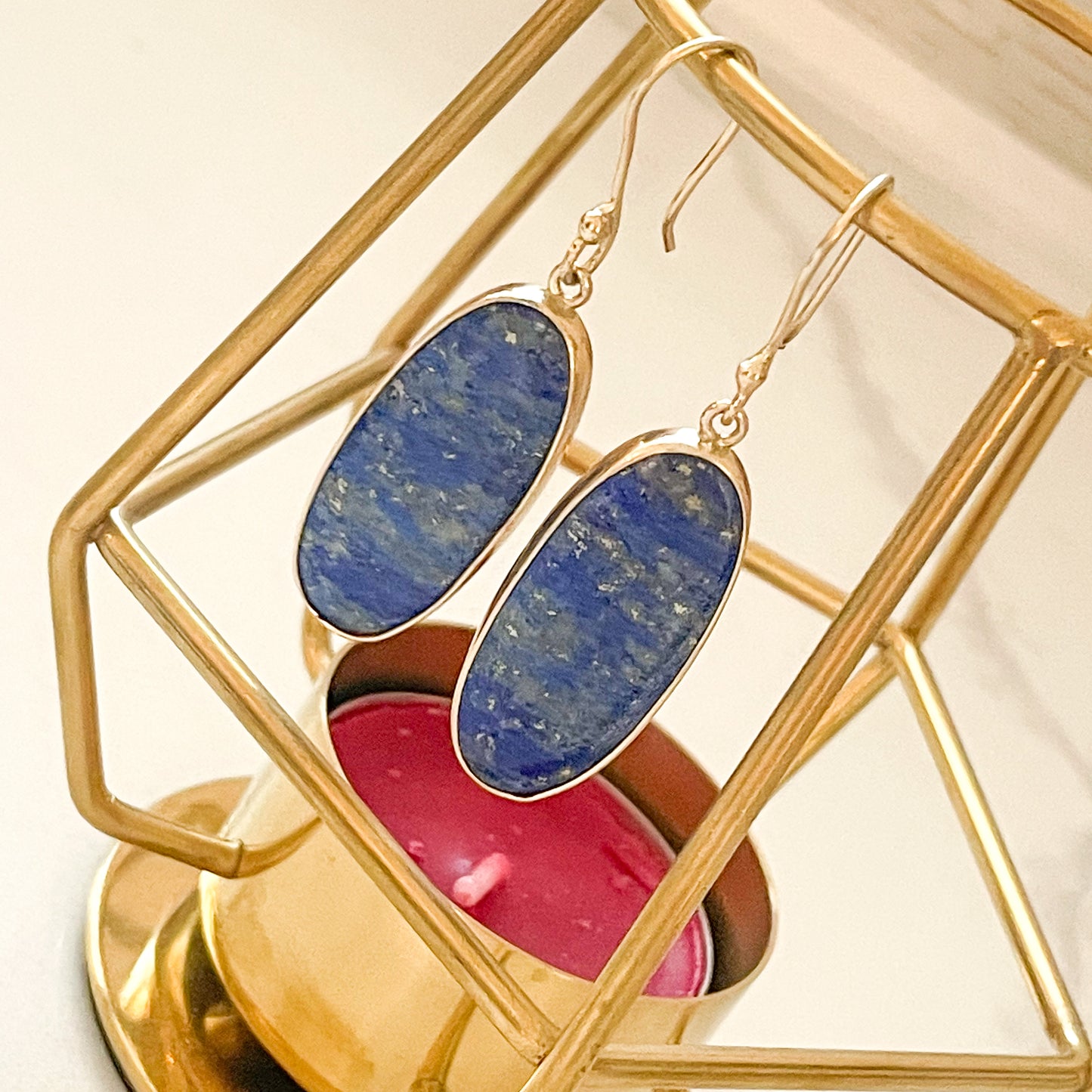 Lapis Lazuli Dangle Earring - Alchemia
