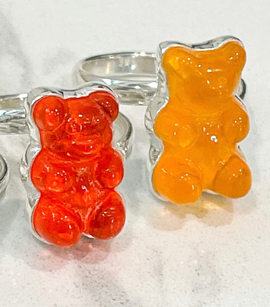 Gummy Bear Rings - Solid Sterling Silver
