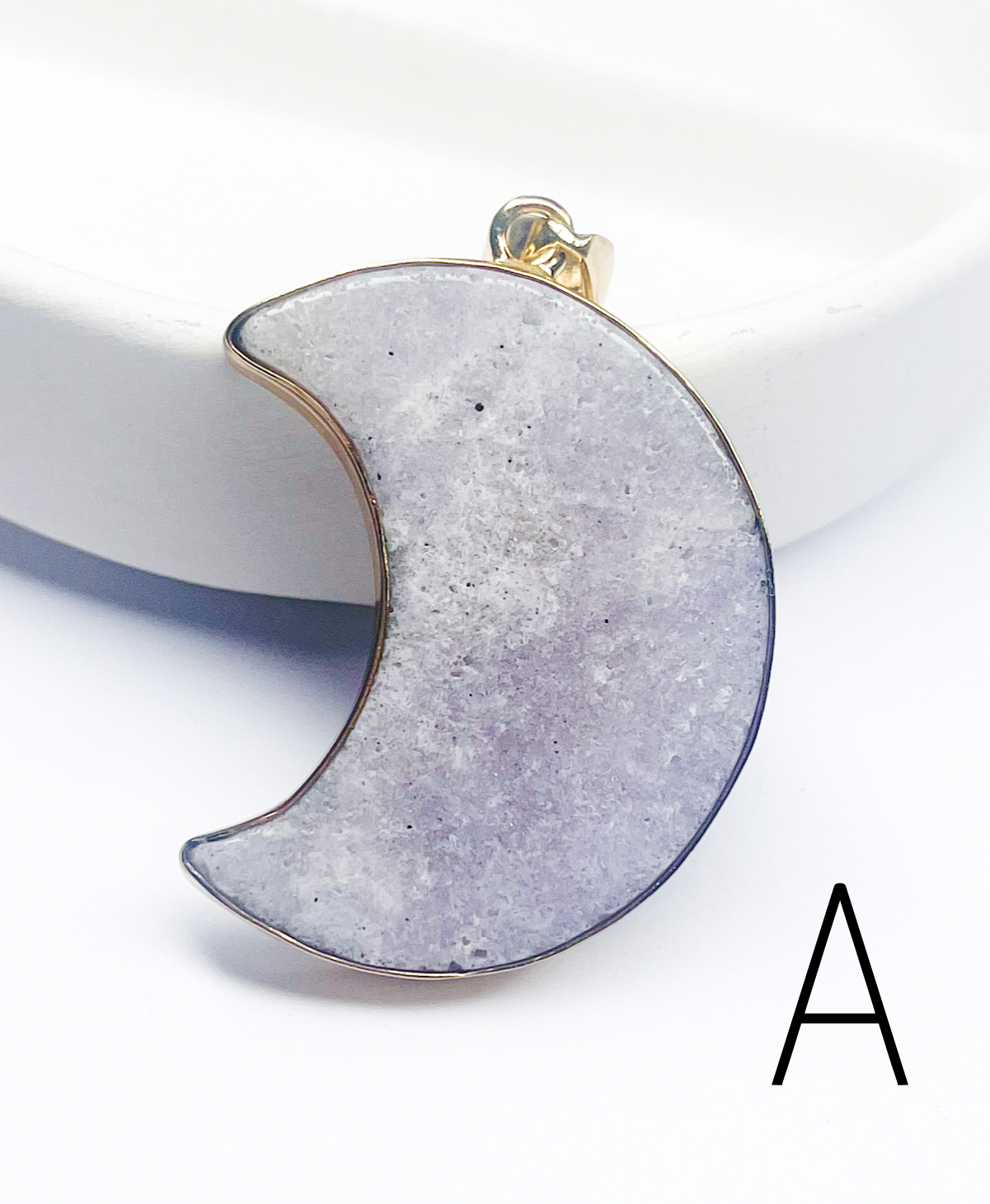 Pink Amethyst Moon Ring & Pendant- Alchemia