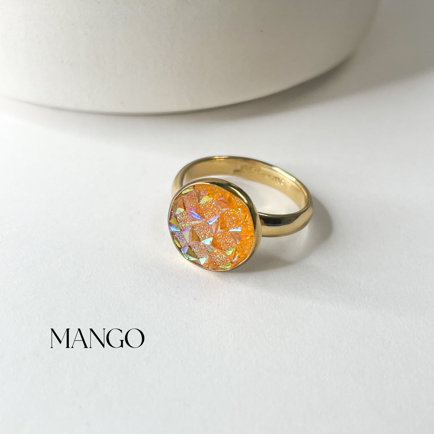 Spiky Colorful Resin Ring - Alchemia