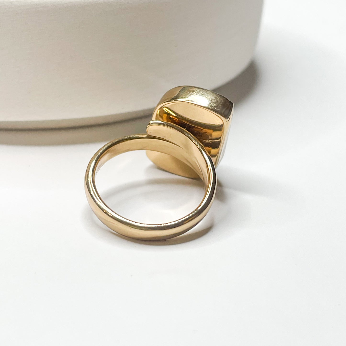 Tiger Eye Swish Alchemia Ring - Natural Hue of Blue, Red or Yellow