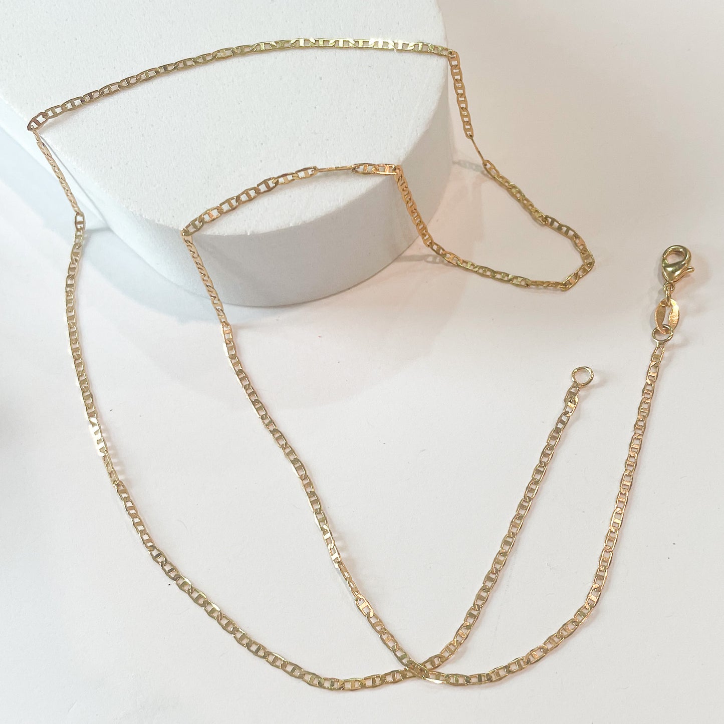 Straight Marine Chain - 18K Gold Filled