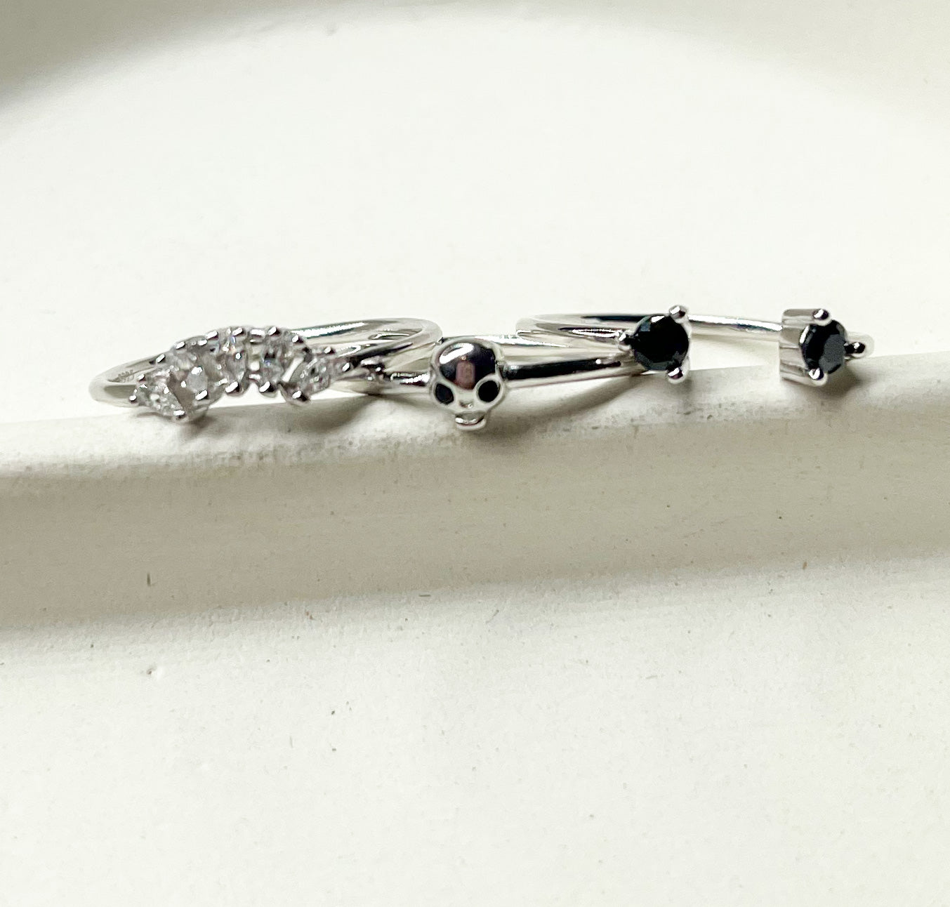 Skull Stack Rings - SSS or Vermeil