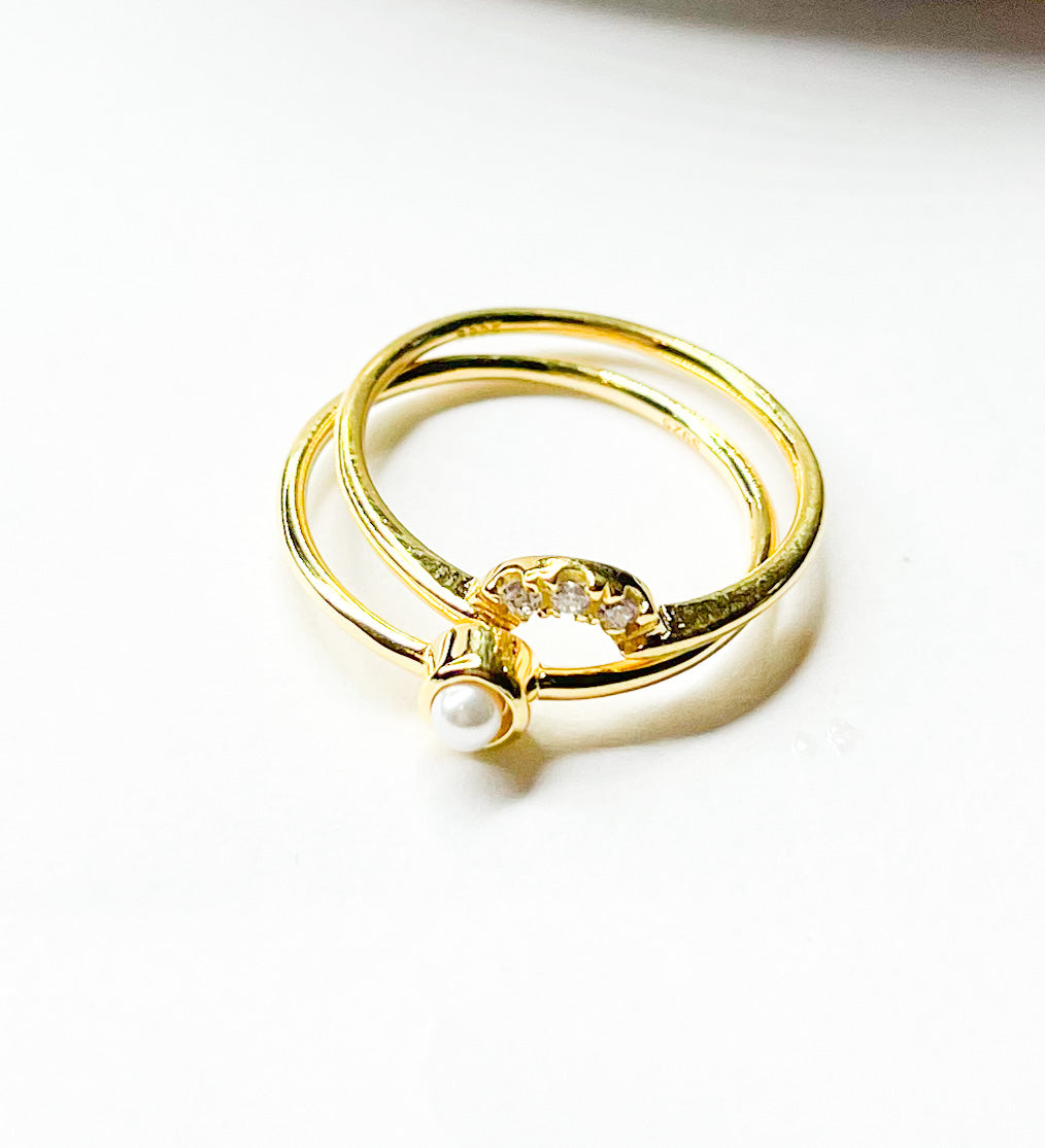 Snug & Fit Pearl Sized Ring - SSS  or Vermeil