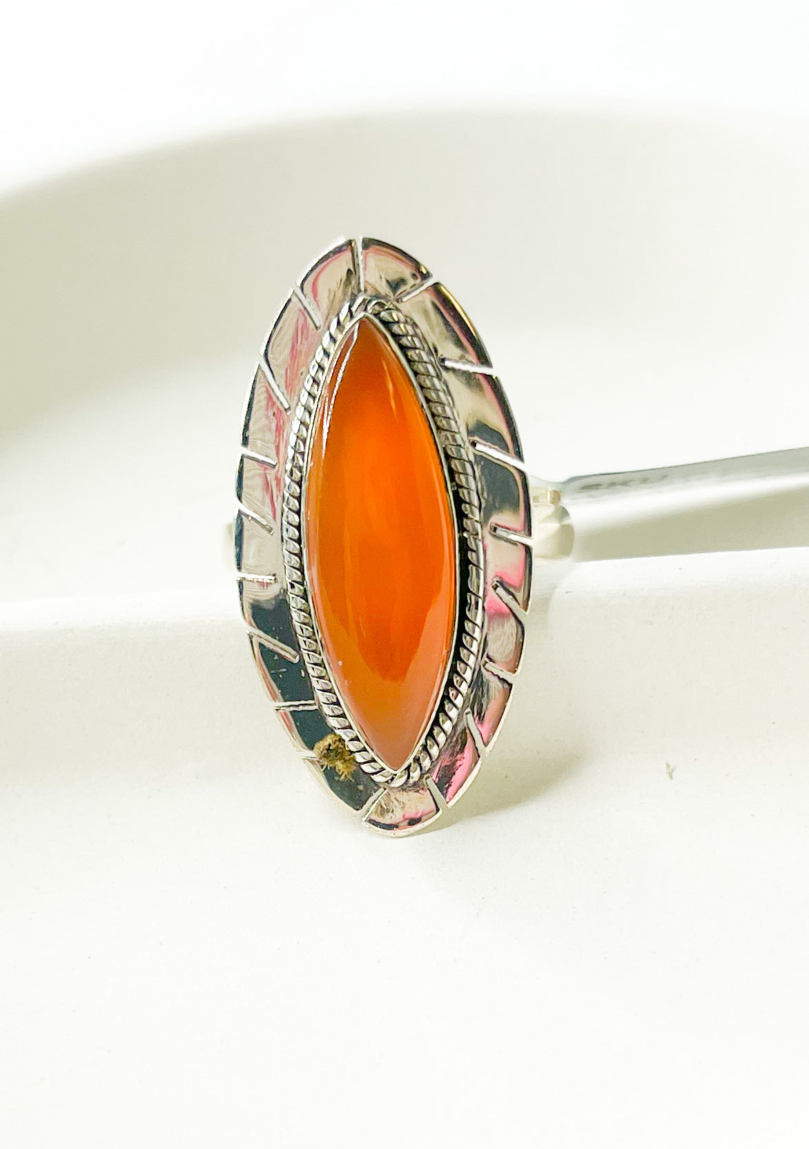 Boho Chic Stone Ring Collection - Solid Sterling Silver