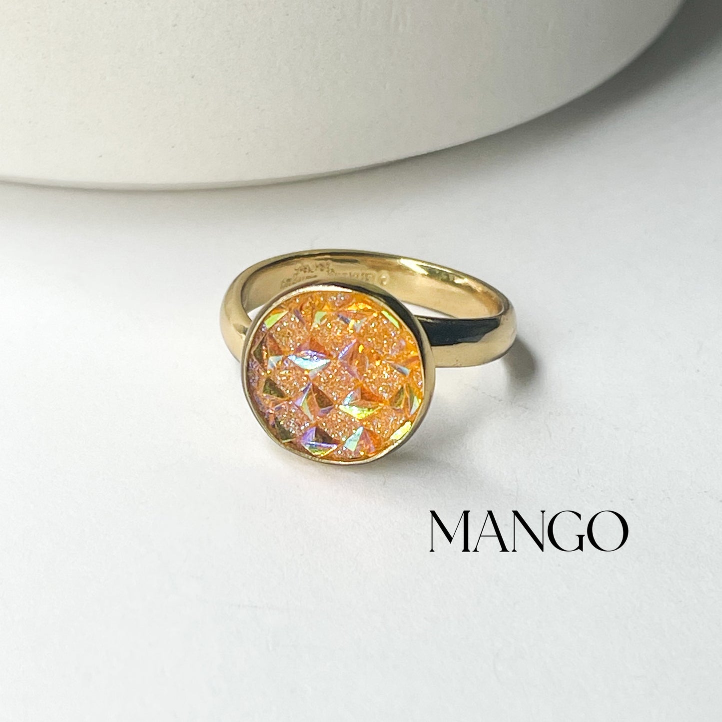 Spiky Colorful Resin Ring - Alchemia