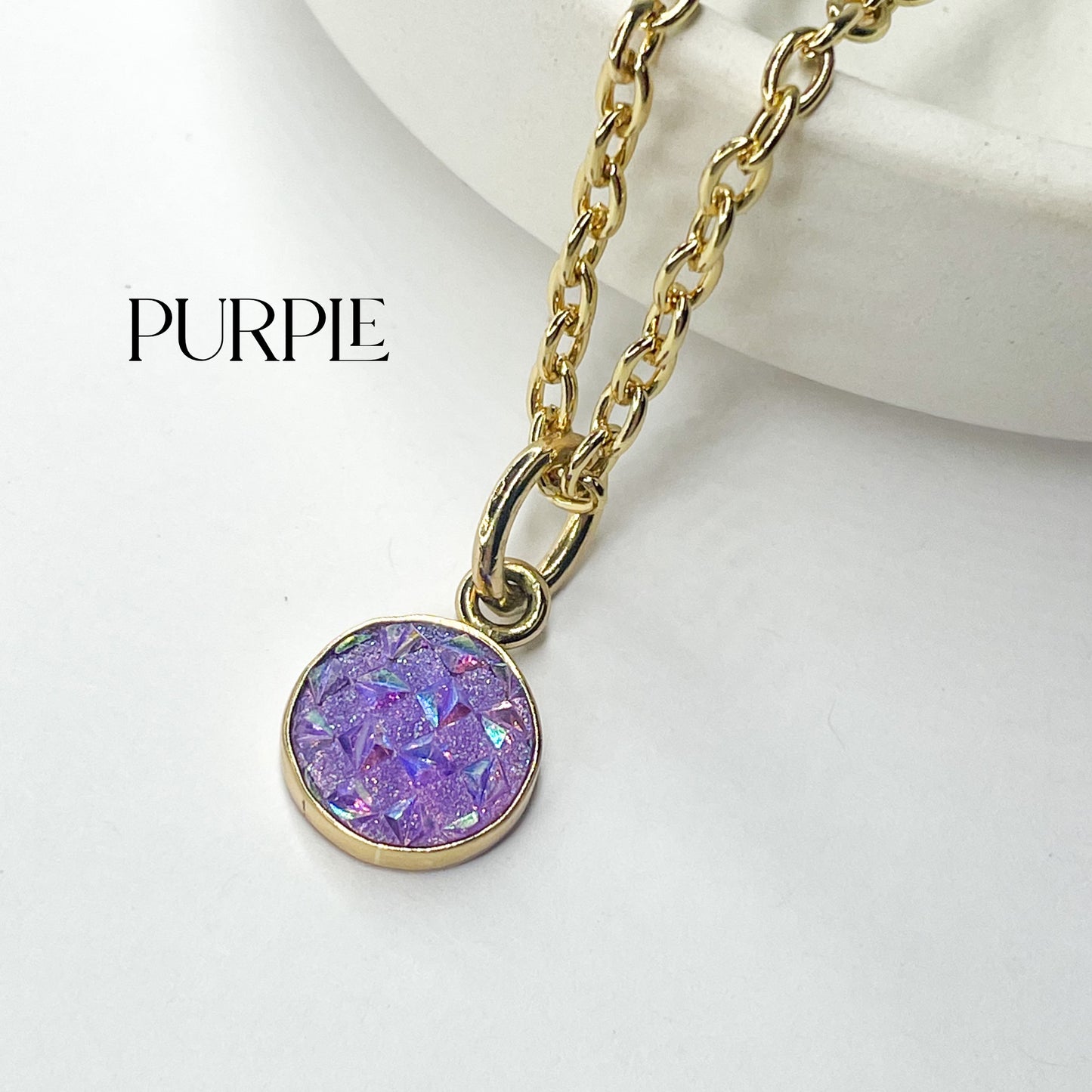 Spiky Colorful Resin Pendants - Alchemia