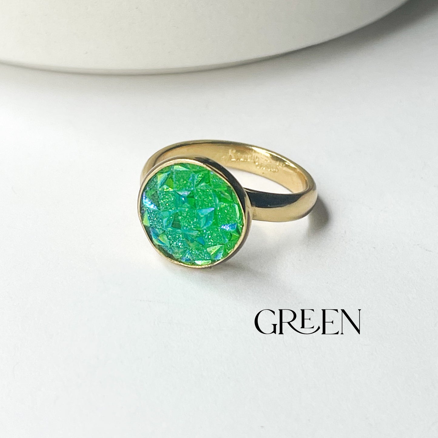 Spiky Colorful Resin Ring - Alchemia