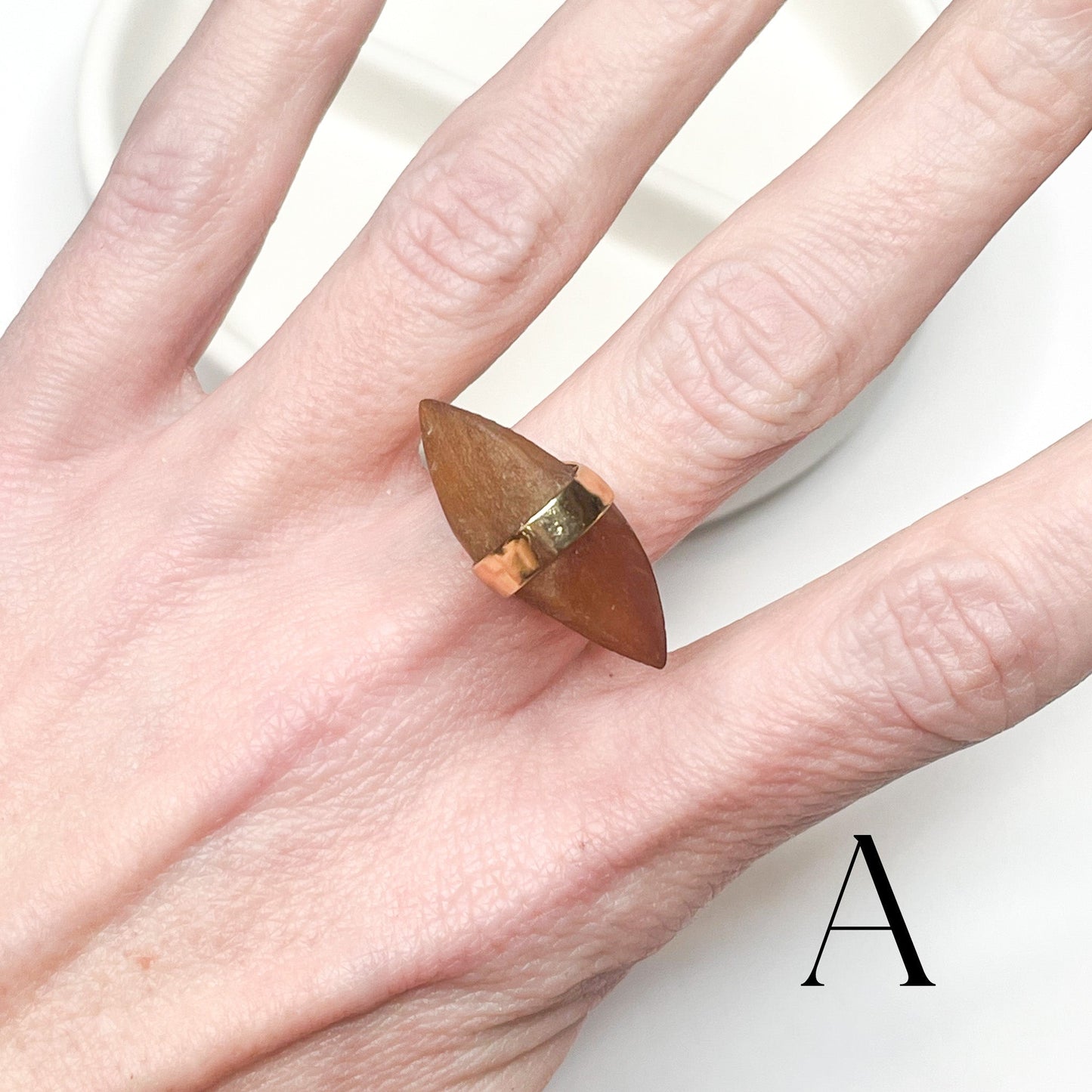 Quartz Doublet Sideset Ring - Alchemia