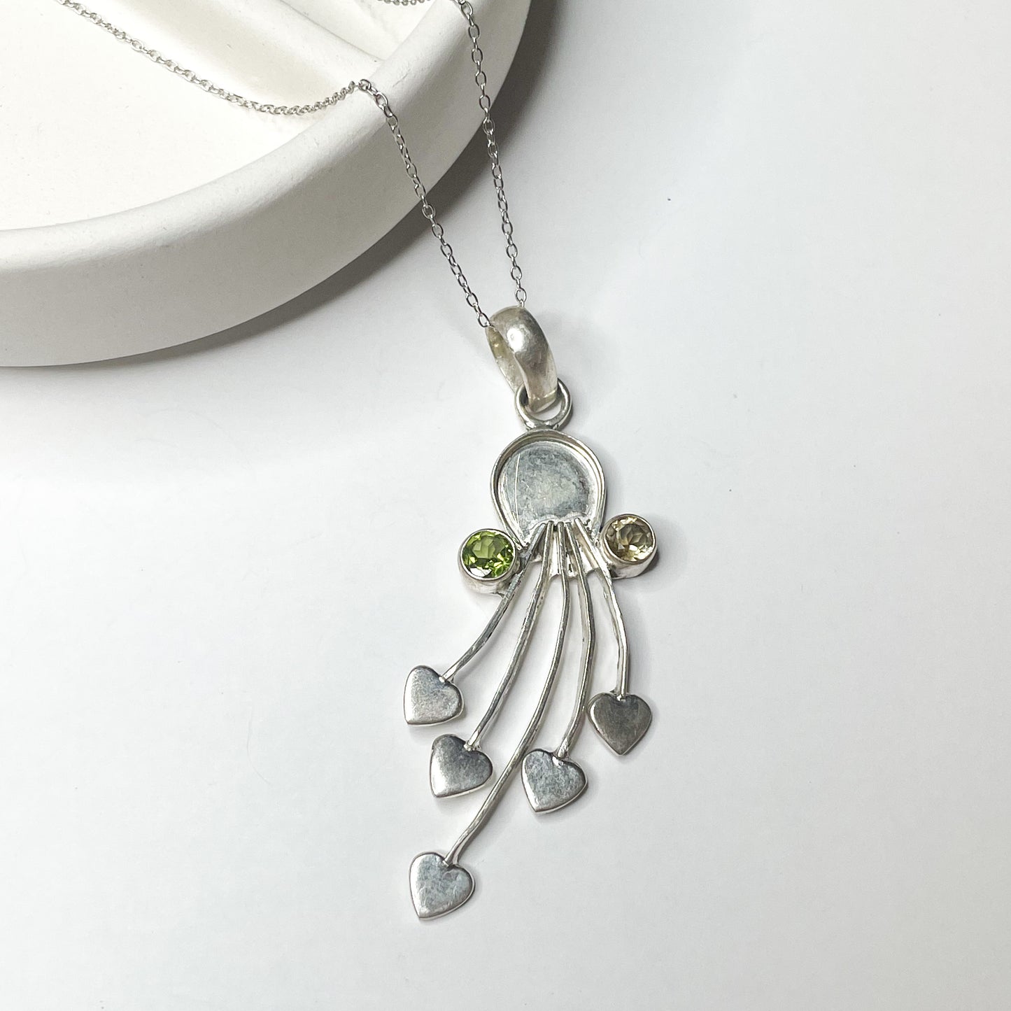 Shooting Heart Gemstone Pendant - SSS