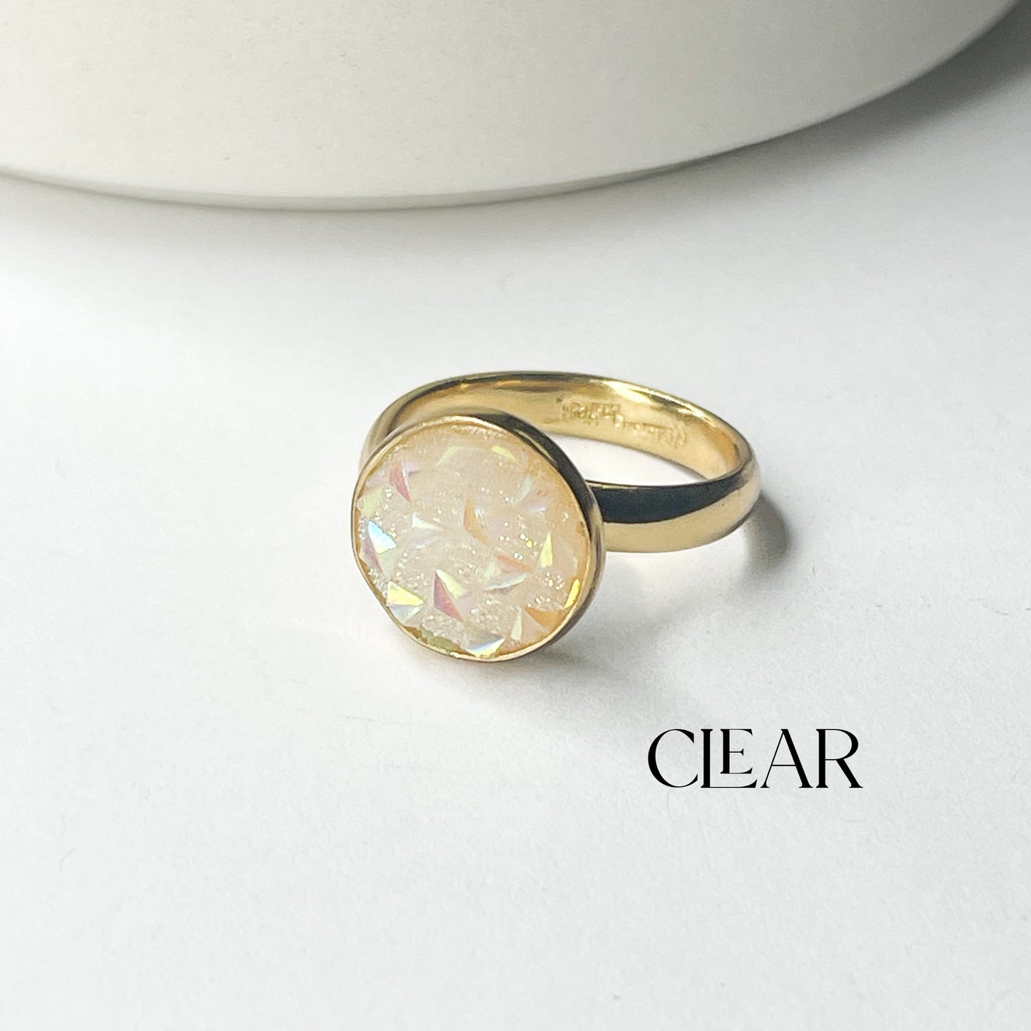 Spiky Colorful Resin Ring - Alchemia