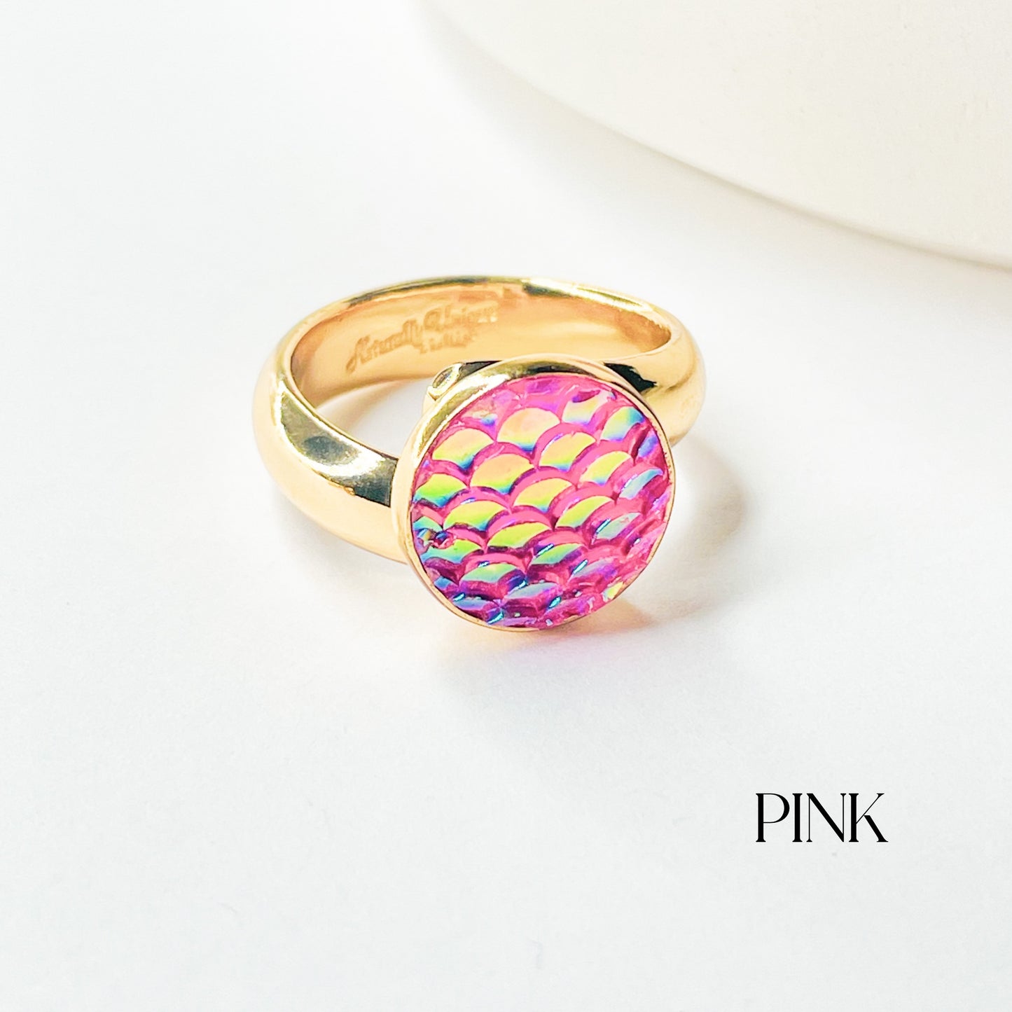 Mermaid Scale Resin Ring - Alchemia