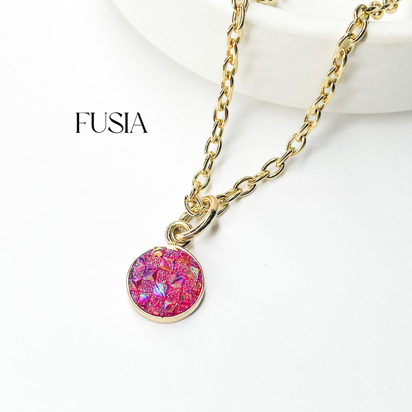 Spiky Colorful Resin Pendants - Alchemia