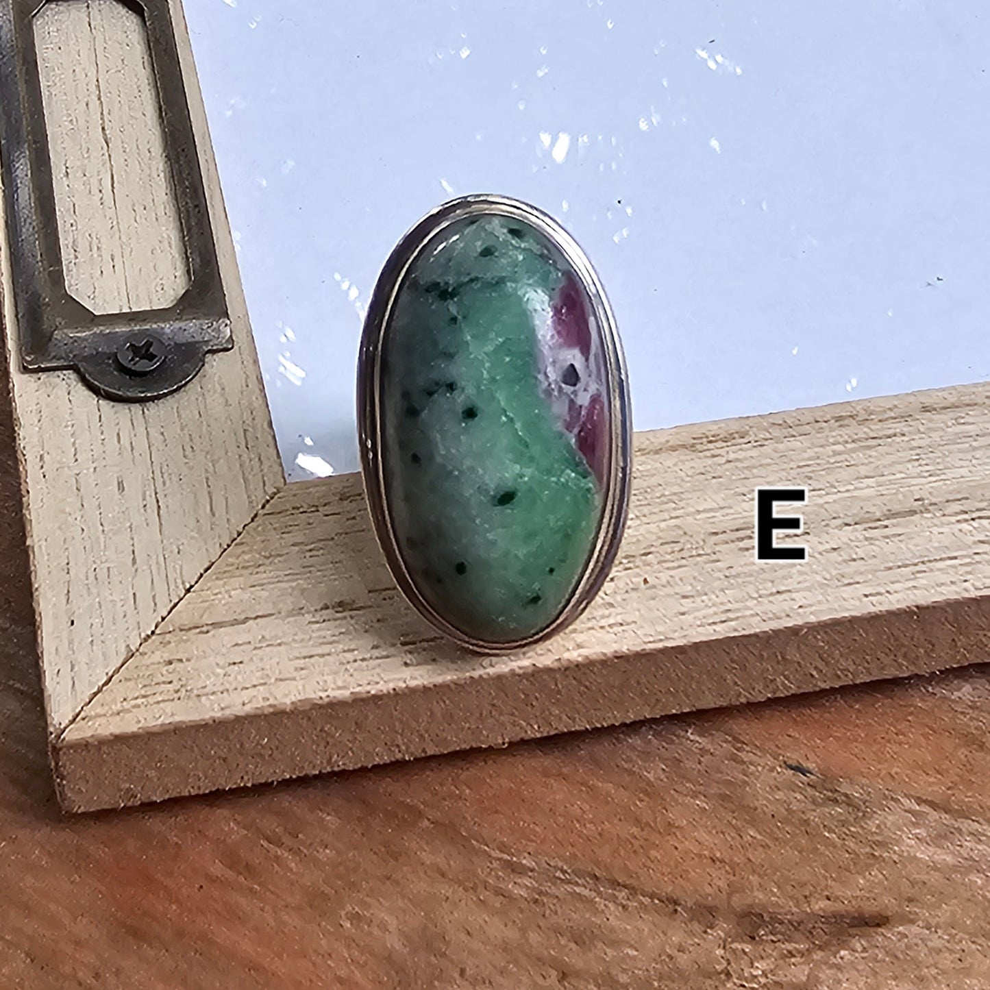 Ruby Zoiste Ring - Solid Sterling Silver