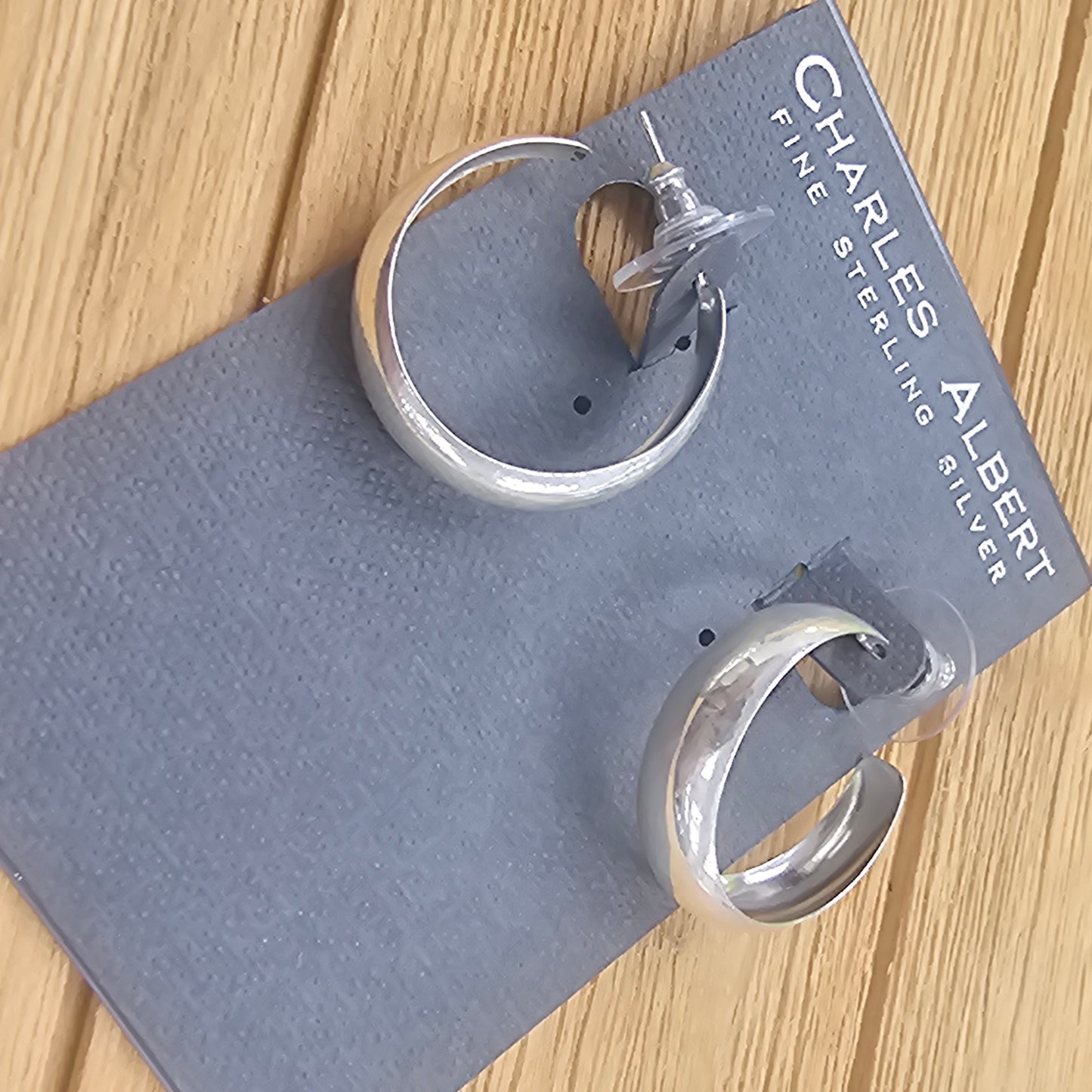 Sterling Silver Chuncky Hoops