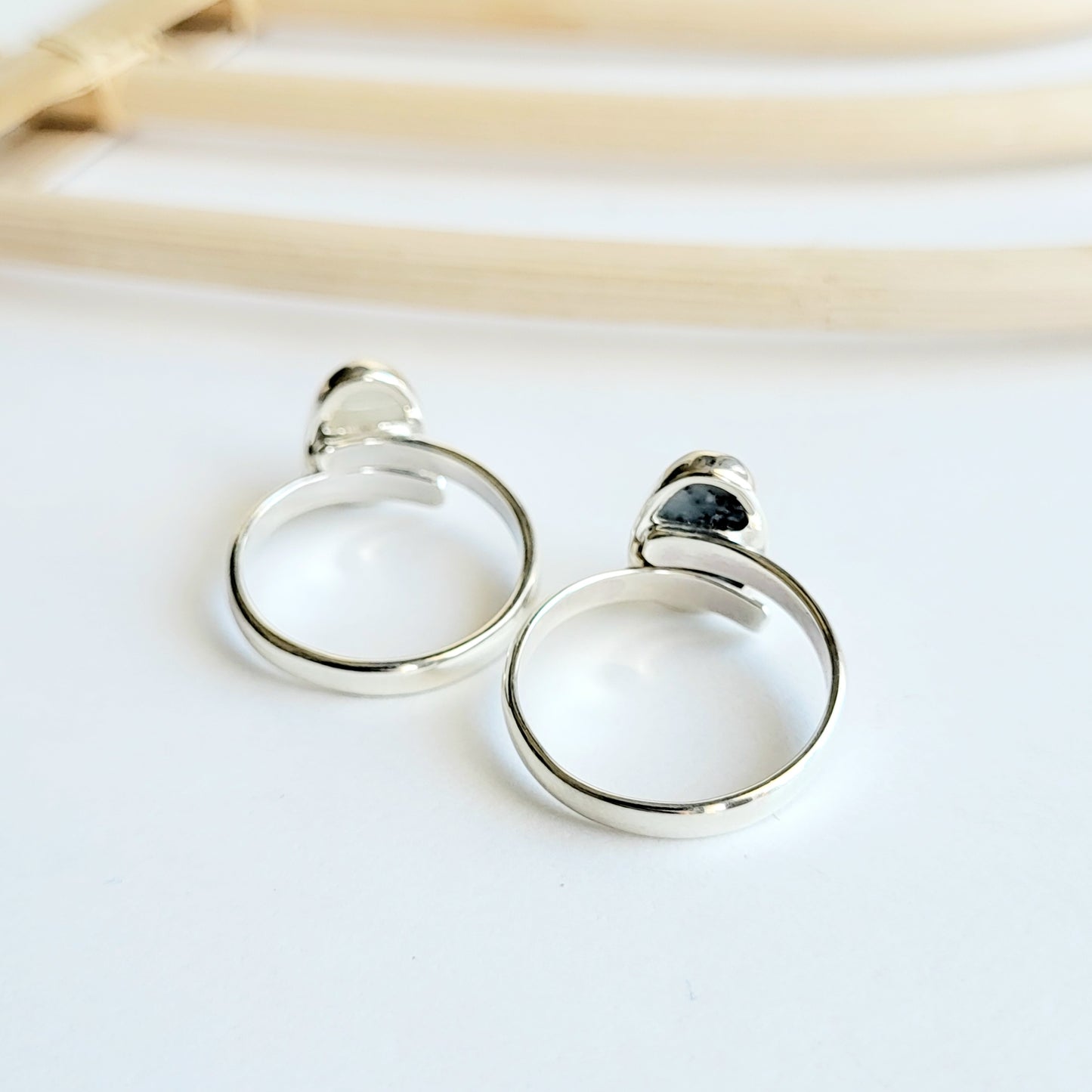 Dendrite Opal Ring - Solid Sterling Silver & Alchemia