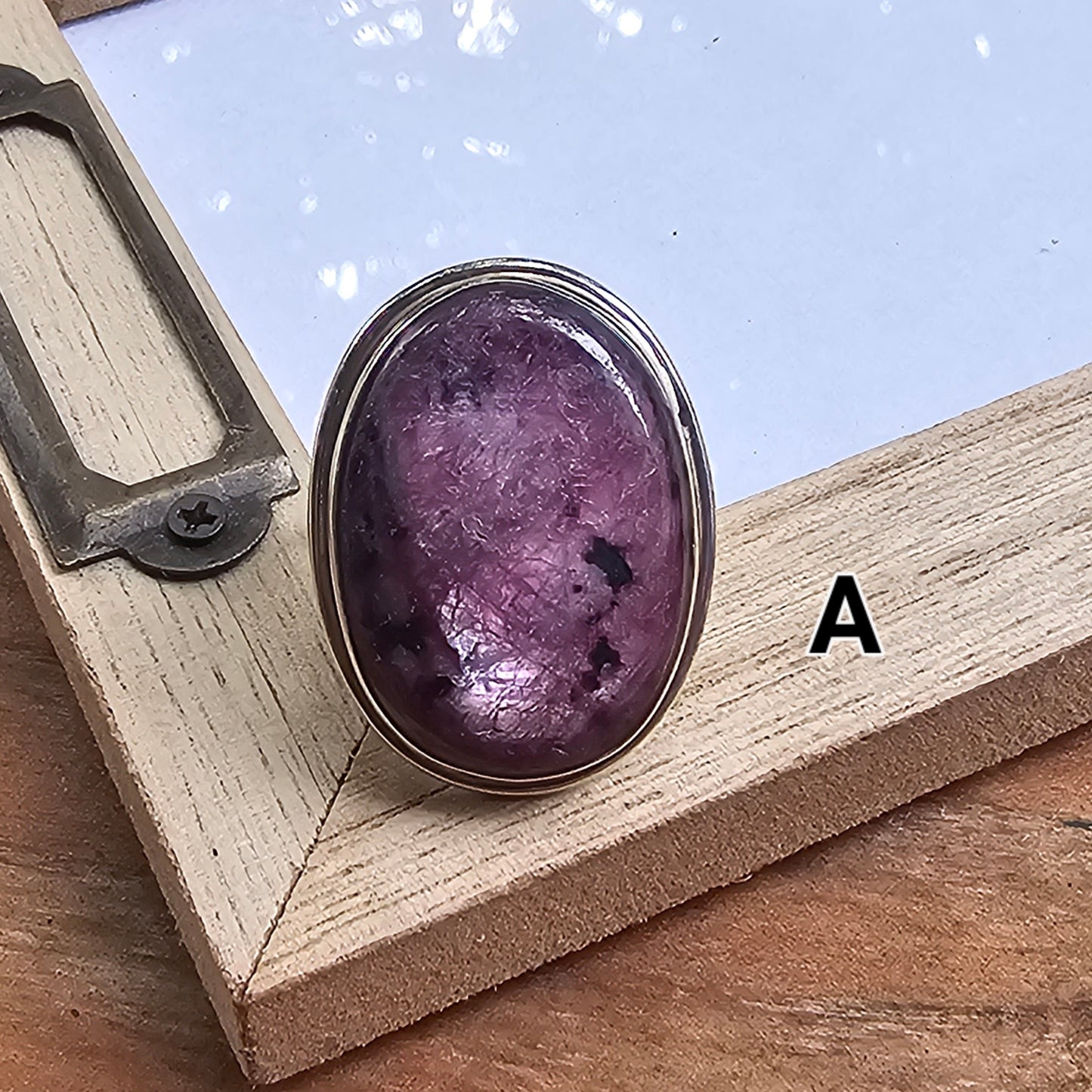 Ruby Zoiste Ring - Solid Sterling Silver