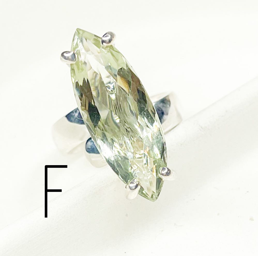Prestolite Prong Ring - Solid Sterling Silver