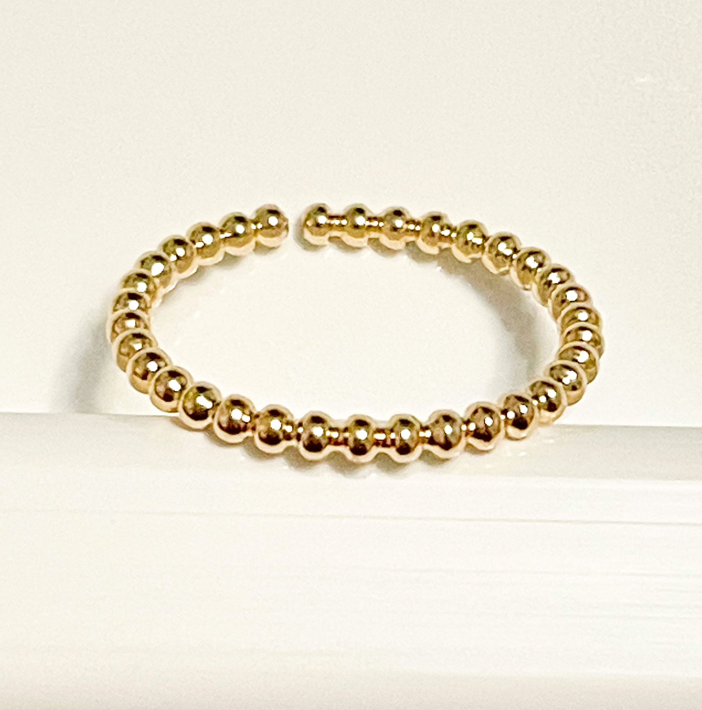 Dainty Bubble Ring - 18K Gold Filled