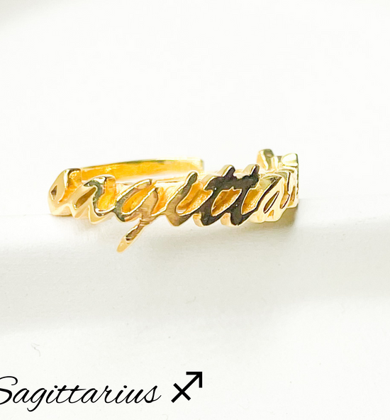 Zodiac Rings - Sterling w/18k Gold Plate