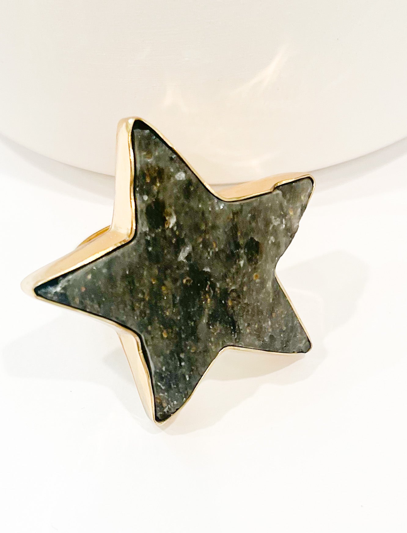 Tektite Star Ring - Alchemia
