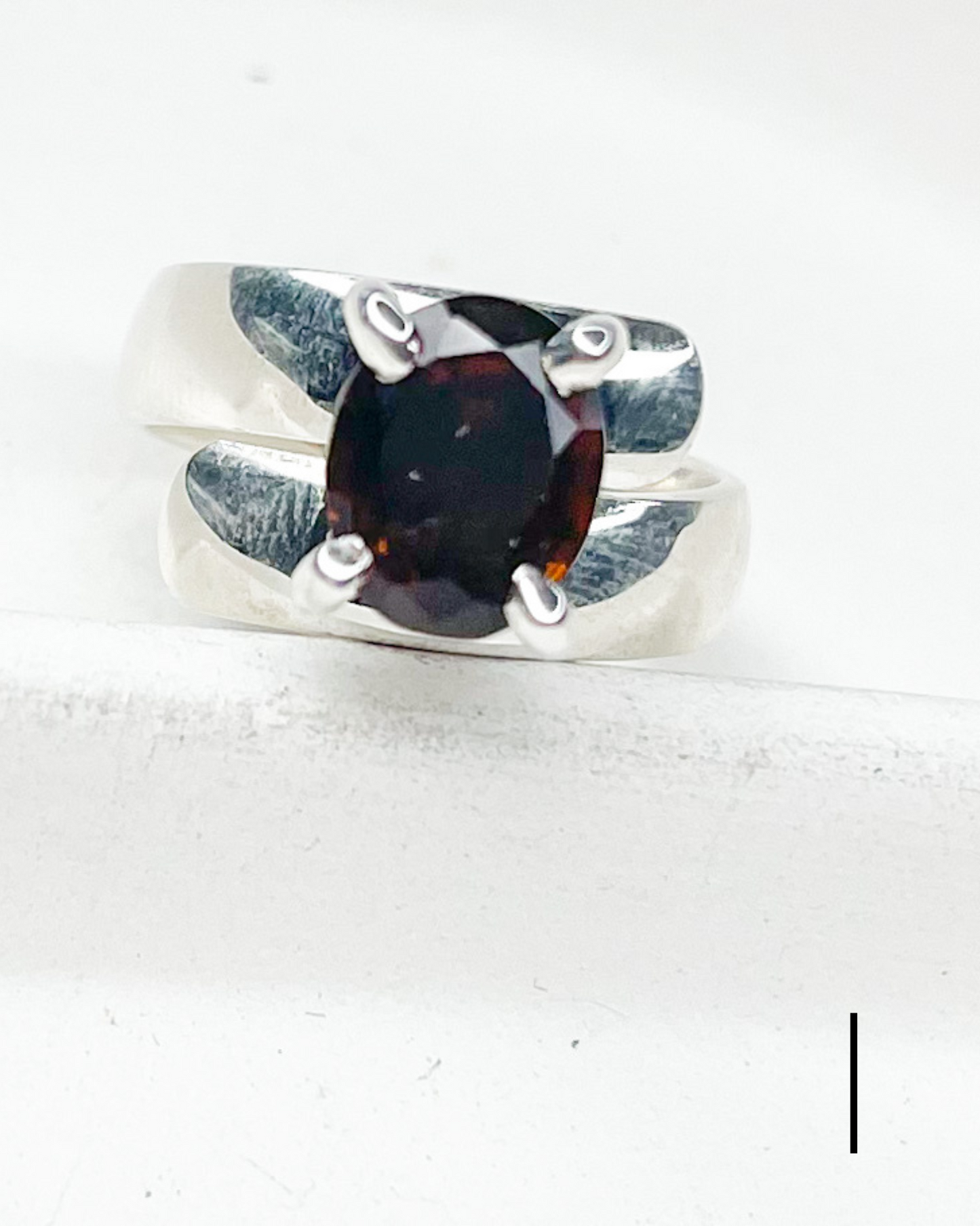Load image into Gallery viewer, Tourmaline Prong Set Ring-Solid Sterling Silver
