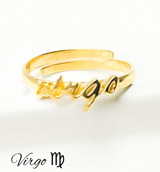 Load image into Gallery viewer, Zodiac Rings - Sterling w/18k Gold Plate
