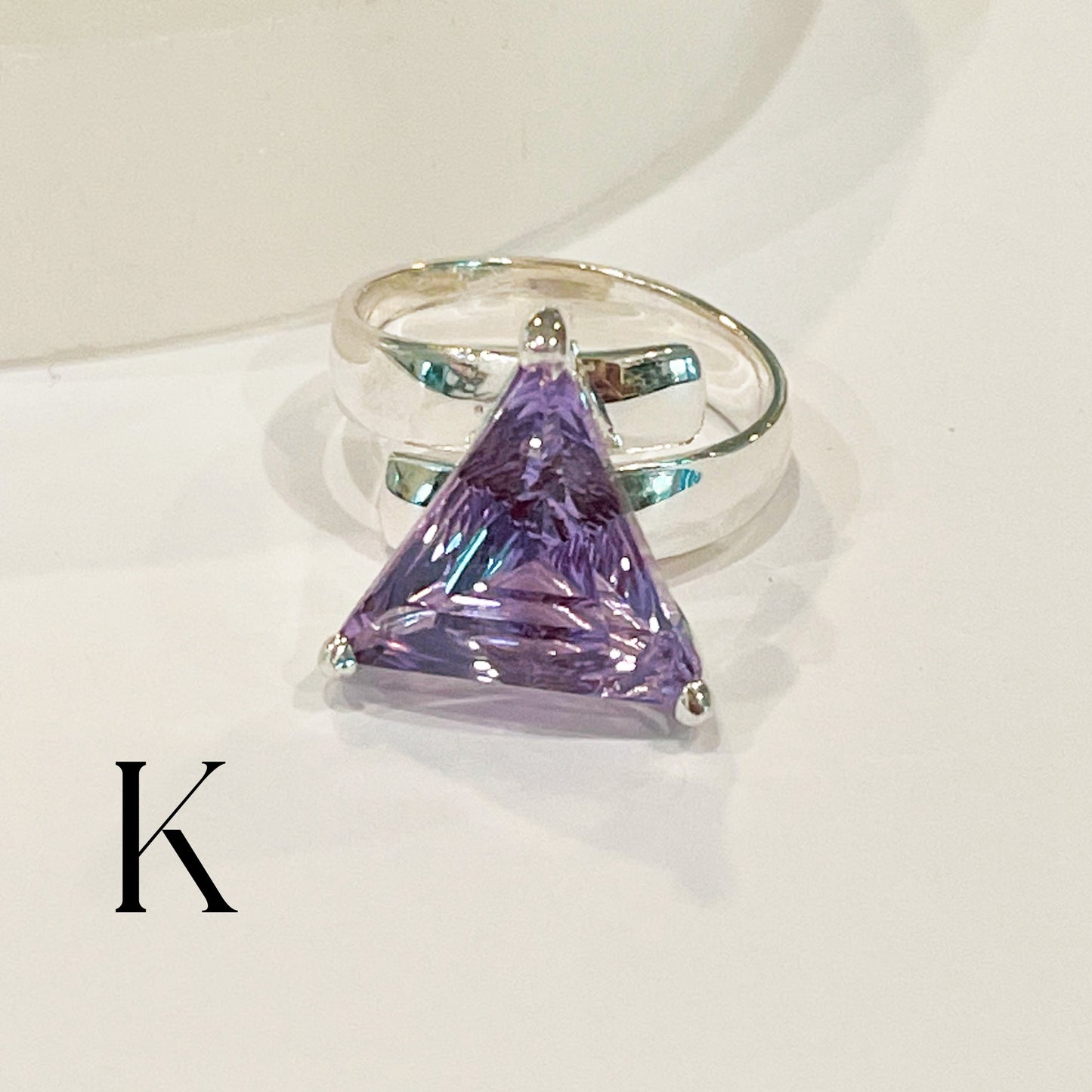 Rose De France Prong Rings - Solid Sterling Silver