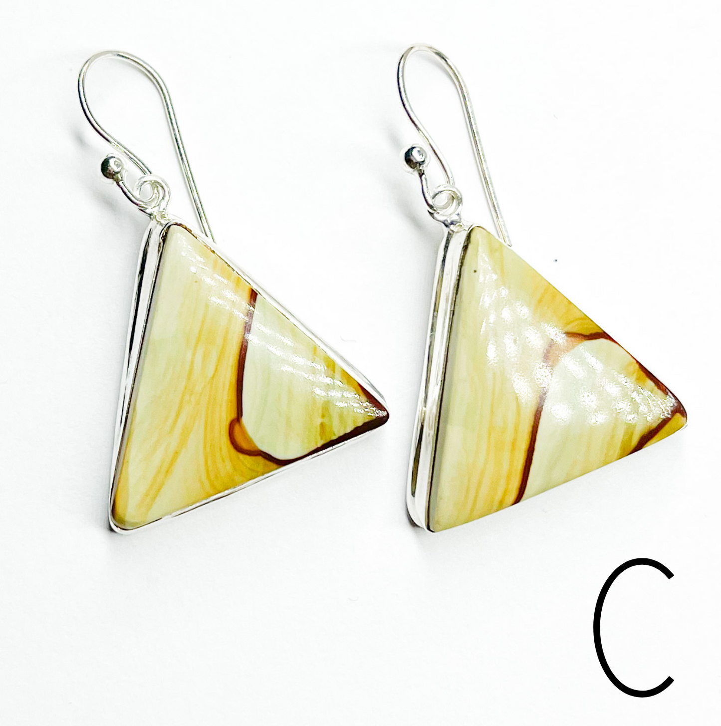 One of Kind Dangle Earrings - Solid Sterling Silver