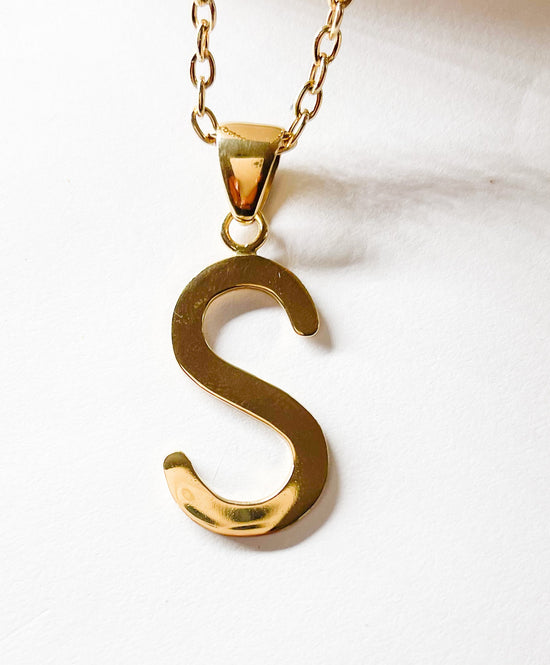 Initial's Word-Line Pendant-Alchemia