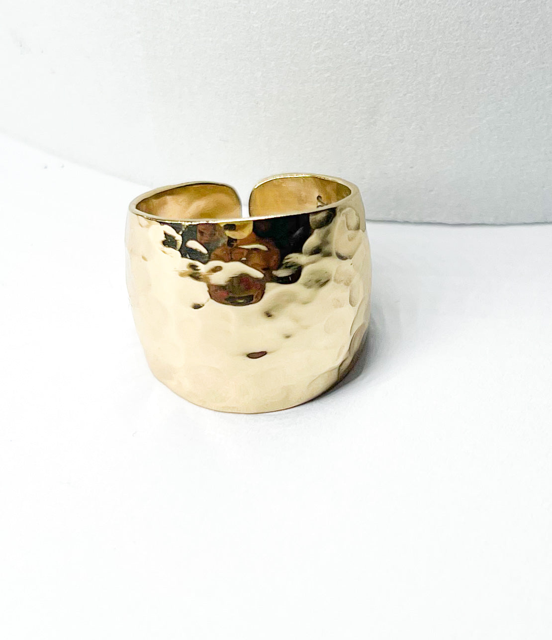 Hammer Bubble Band Ring - Alchemia