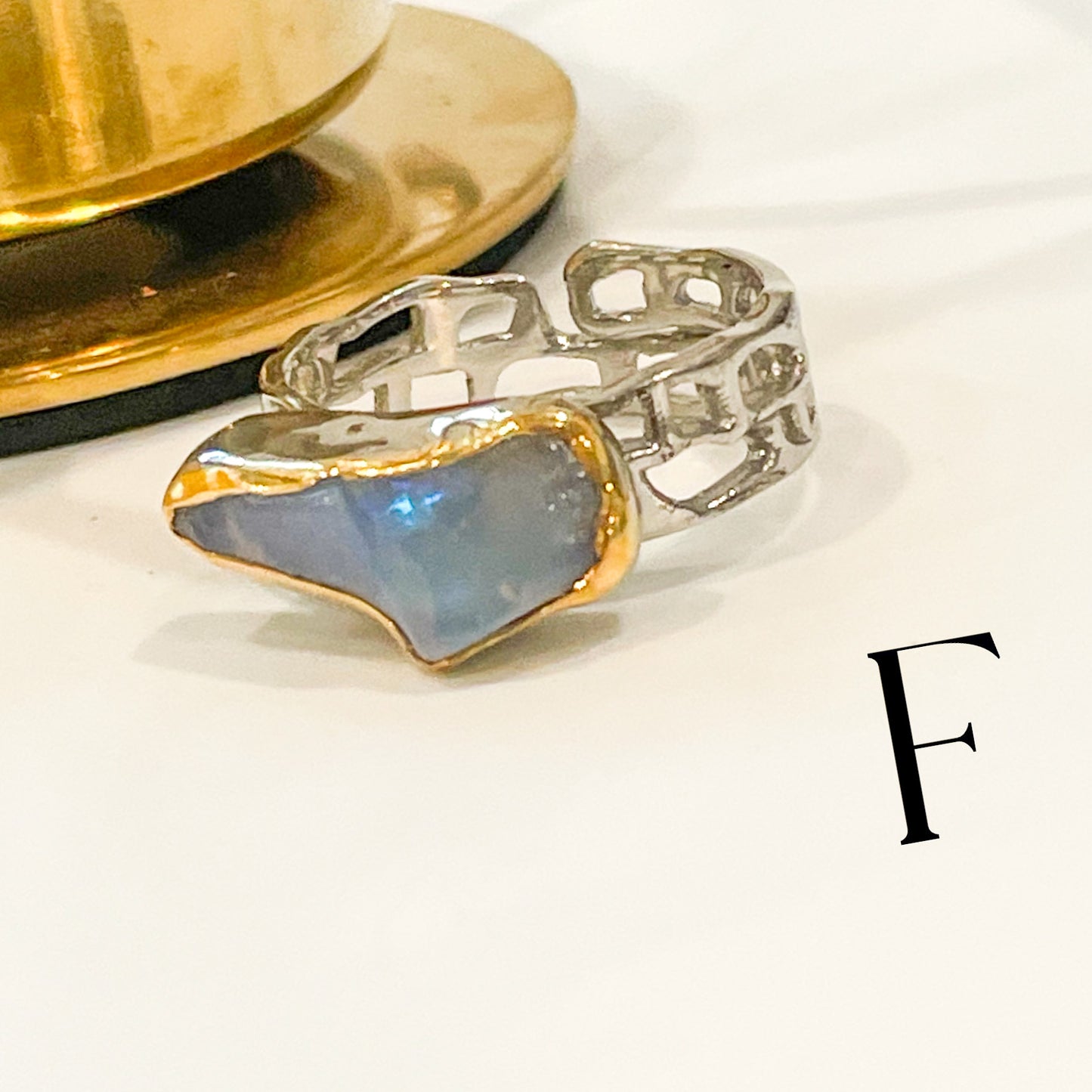 Ethiopian Opal Unique Band - Solid Sterling Silver