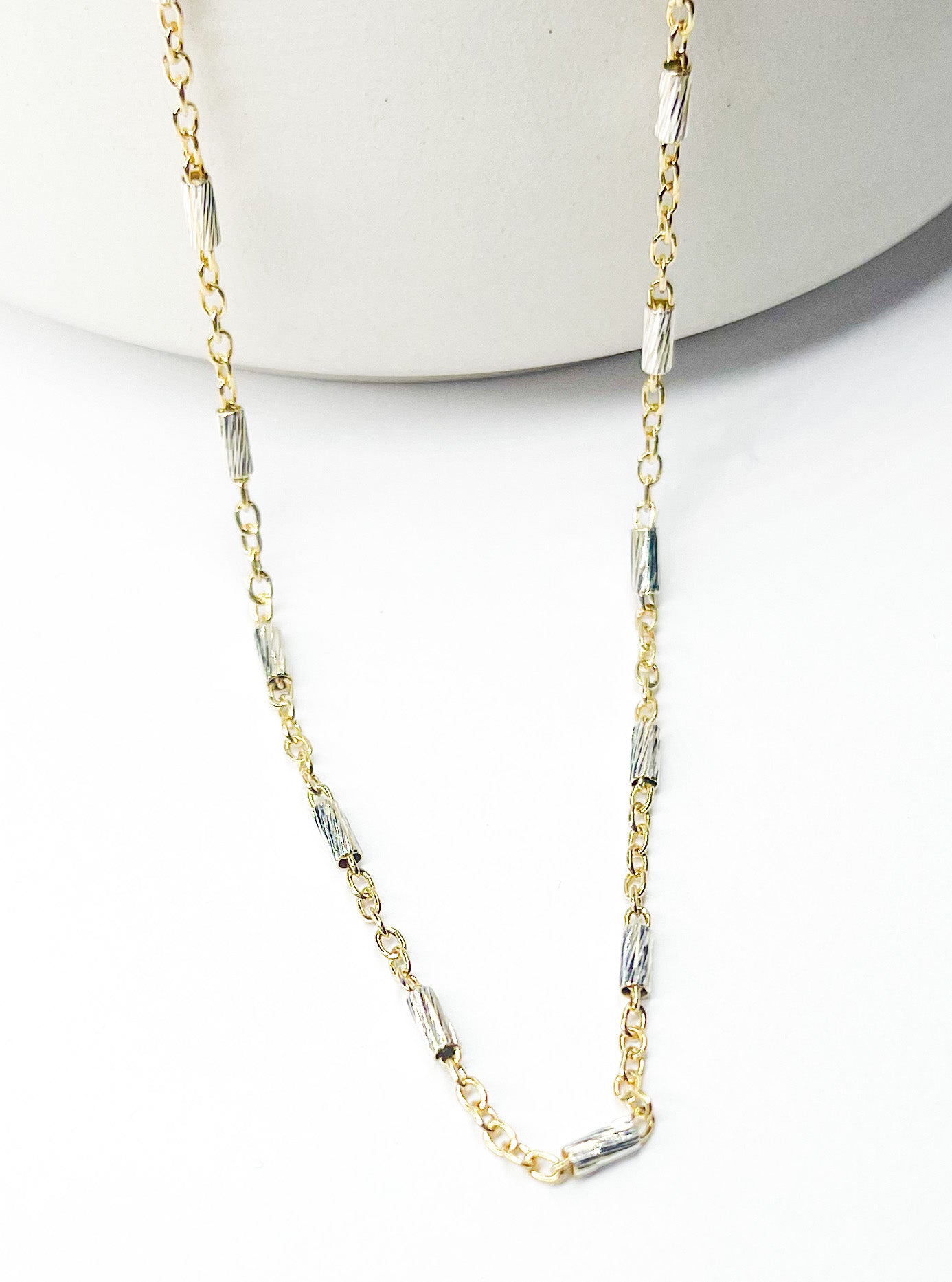 Gold and Silver Bar Station Chain