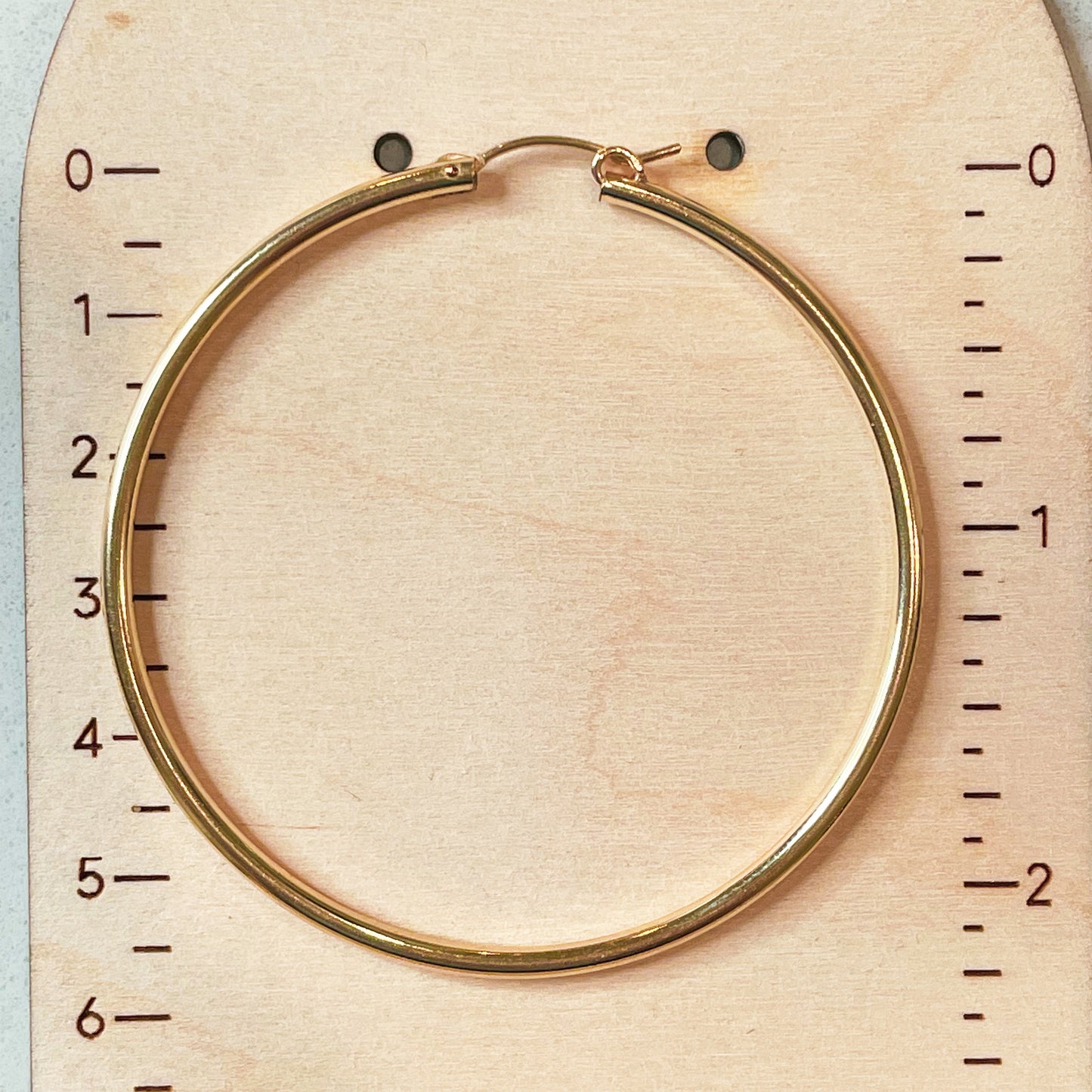 Hollow Tube Hoops - 18k Gold Filled