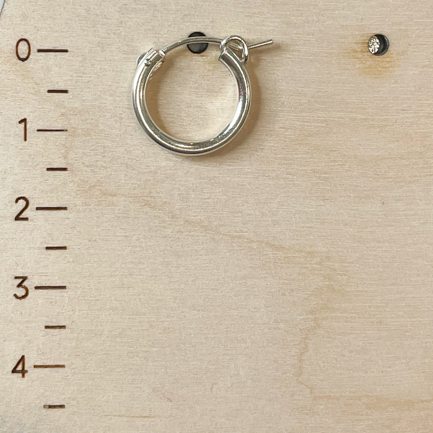 Hollow Tube Hoops - Solid Sterling Silver