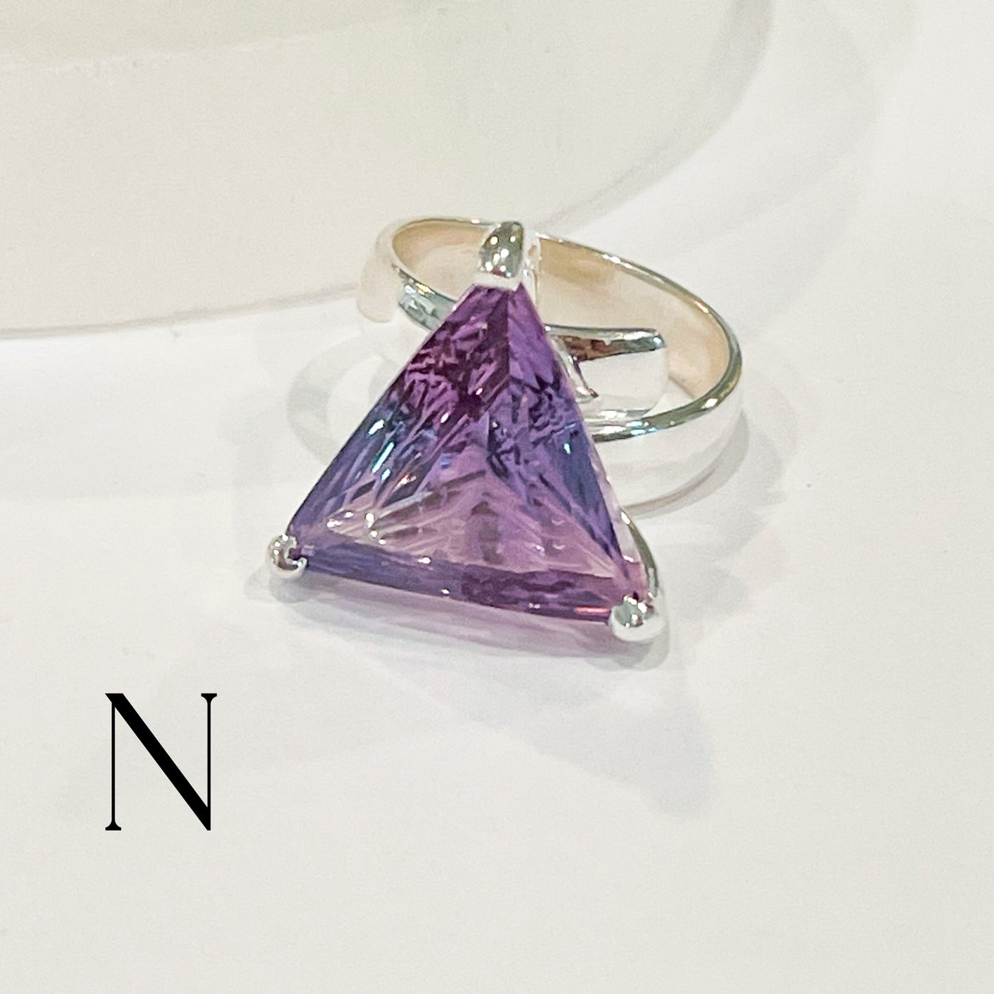 Rose De France Prong Rings - Solid Sterling Silver