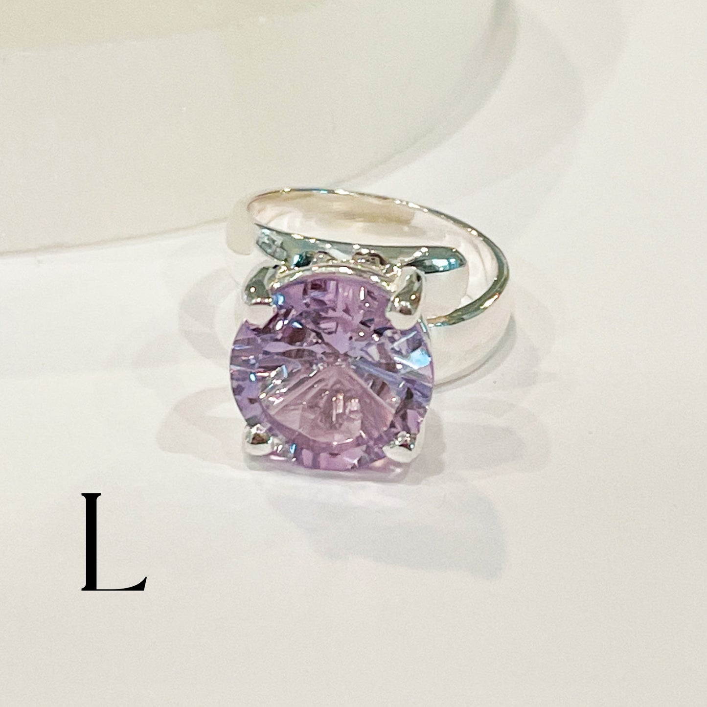 Rose De France Prong Rings - Solid Sterling Silver