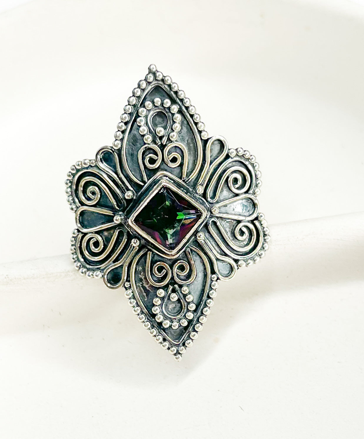 Royal Design Mystic Quartz Adj Ring - SSS